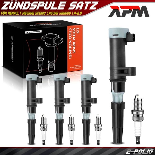 Zündspule 4x zündkerze - zündspule,
